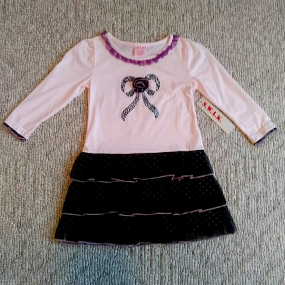 Girl's Sparkle Bow Dress
